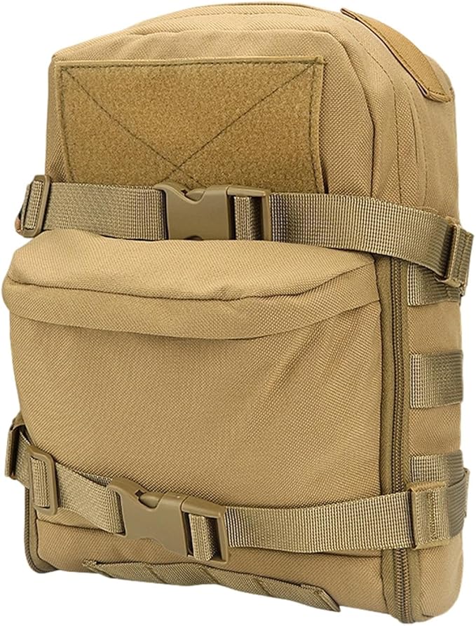 pistro Tactical Backpack Harness Carrier 23x11x31cm (9x4.3x12.2 inch) with Multiple Pockets for Hiking Cycling Gear