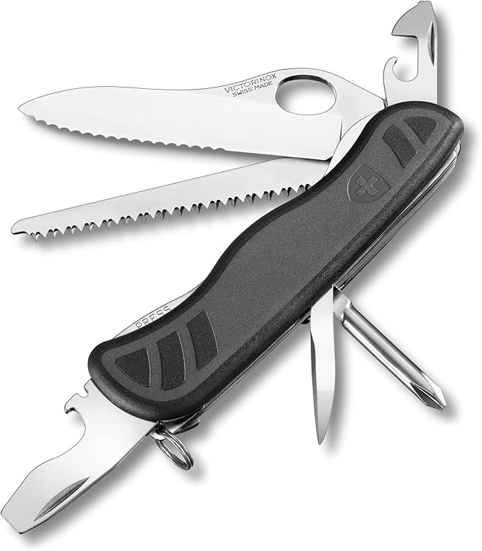 Victorinox Unisex's Soldier Swiss Army Pocket Knife 8 cm/Large Green/Black (Blister)