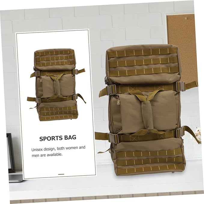 Large Capacity Outdoor Backpack Travel Bag Shoulder Straps Handbag Storage Pouch Hiking