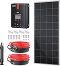 RICH SOLAR 200 Watt Solar Kit Contains High Efficiency 200W Monocrystalline Panel with 9 busbars and 20A MPPT Controller