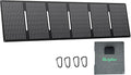 60W Portable Solar PanelsETFE Foldable Solar Panel with USB-C/USB-A/DC Ports for HikingCampingBackpackingIP65 Waterproof Small Folding Solar Charger for PhoneTabletsPower Bank
