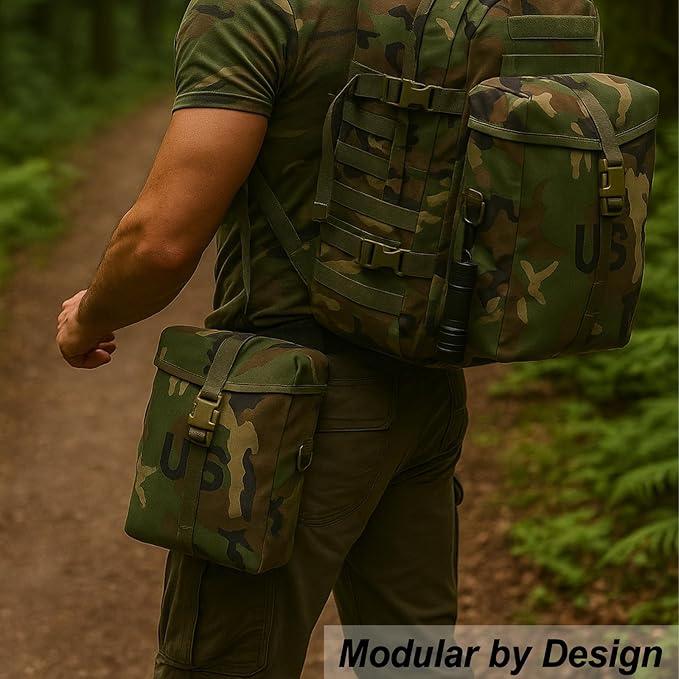 MT 2Pcs US Military MOLLE Sustainment Pouch Army Utility Pouch