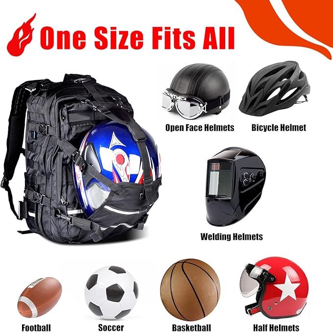Goldfire Detachable Motorcycle Sissy Bar Rear Backrest with PadWaterproof Rechargeable Cycling Helmet Bag Welding Backpack For Harley Sportster XL 883 1200 2004-Up Accessories