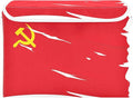 Soviet Union Flag Union Of Soviet Socialist Republics National Storage Box with Lid Foldable Organizing Bins Clothing