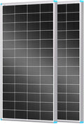 Renogy 2 Pack 200 Watt Solar Panels N-Type 24 Volt 400W Solar Panel 16BB 25% High-Efficiency PV Module Power Charger for RV Marine Cabin Roof Home Farm Battery