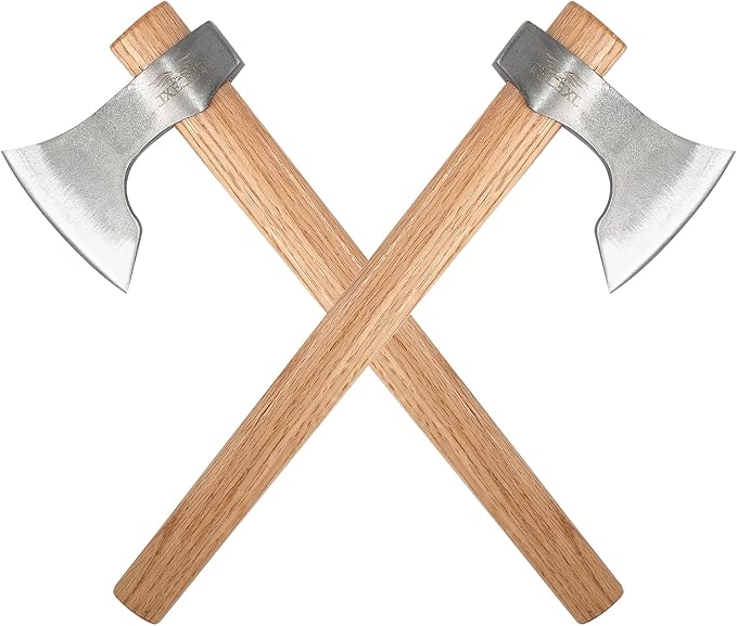 Throwing Tomahawks 2Pack - 16.5 Beech Handle - Forged Axes for Throwing and Outdoor Adventures