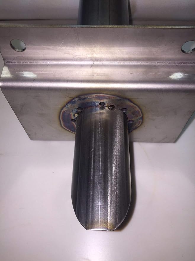 GenExhaust Universal Generator Exhaust System Double Layer Wall Attachment for 1-1/2 ID Steel tubing
