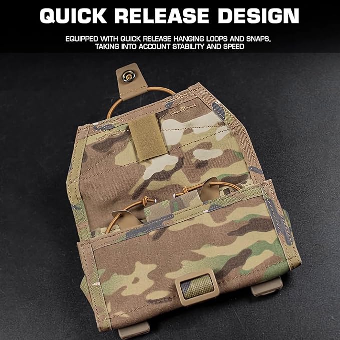 Tactical Mobile Phone Pouch Clip Bag EDC Tool Bag Quick Release MOLLE System Phone Holder Package Accessories