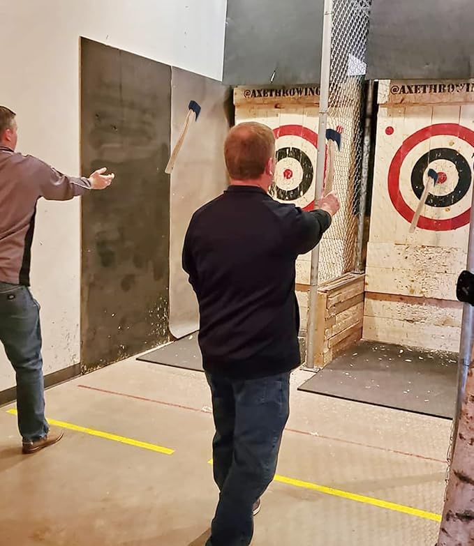 Throwing Axes - 14 Throwing Hatchet Great for Axe Throwing Competitions High Carbon Steel Forged &amp Wooden Handle 3 Pack