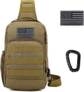 Valinov Tactical Shoulder BagMolle Shoulder BackpacksMilitary Sling Daypack Backpack with USB Charging port