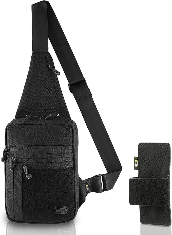 M-Tac CCW Sling Bag for Men &amp Women - EDC Shoulder Bag Tactical - Crossbody Concealed Carry Bag - Mens Chest Pack