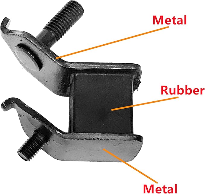 4 Same Large Thick Anti Vibration Rubber Mounts Replaces 11HP 13HP 389CC 420CC Gas Generator Replaces Harbor Freight Predator 7000/8750W 7250/9000 Watts Generator