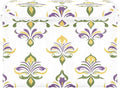 Graffiti Mardi Gras Logo Pattern Foldable Storage Baskets Fabric Boxes with Handle Organizers with Flip-Top Lids Storage Bins for Home Bedroom Office