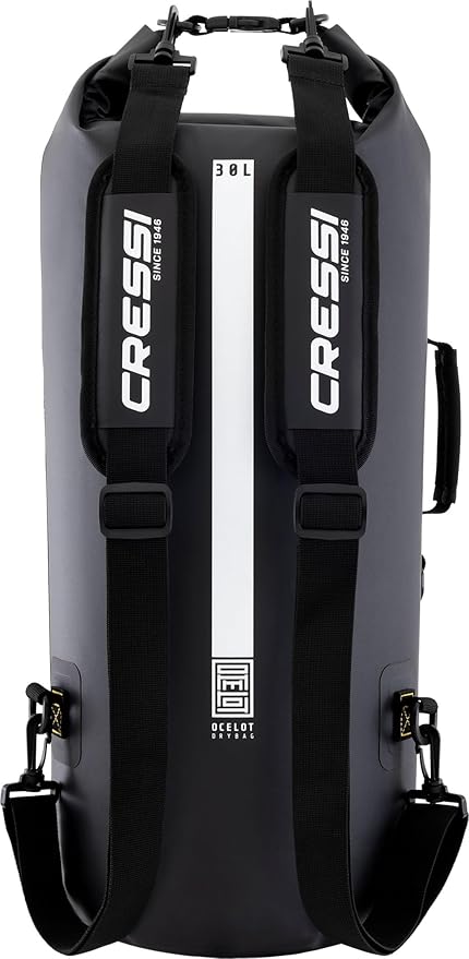 Cressi Ocelot Dry Bag – Water-Resistant Gear Protection with Carry Straps for Swim and Outdoor Activities - Designed in Italy