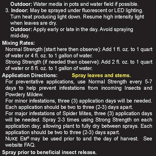 Nuke Em Insecticide &amp Fungicide 2.5 Gallon