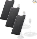 Solar Panel Charger for Arlo Pro 4/Ultra 2/Pro 3/Ultra/Pro 5S/Pro 3 Floodlight 5V 4W Camera Solar Panel with 9.8ft/3m Charging CableIP65 Waterproof Includes Adjustable Wall Mount3 Pack