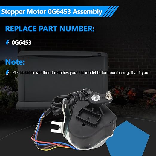 0G6453 Stepper Motor Assembly Compatible with Generac Guardian GTH990 HSB Air Cooled Generator 990 992 999 Series