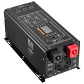 VEVOR Pure Sine Wave Inverter Charger 3000 Watt DC 24V to AC 120V Power Inverter with LCD Display Remote Control Solar Inverter for Off-Grid Solar RV Boat Home Compatible with Various Batteries