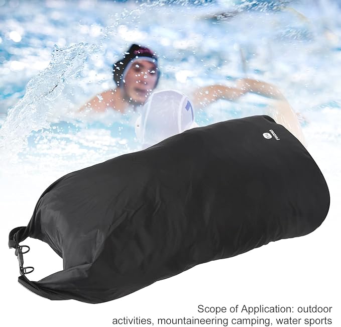 Waterproof Dry Bag 70D Nylon Lightweight Sealed Waterproof Duffel Bag with Shoulder Strap for Travel Swimming Boating Kayaking Camping and Beach
