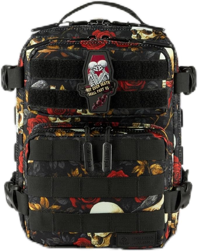 WOLFpak 9L Mini Tactical Backpack (Until Forever) | Compact Small Everyday Carry Bag for Gym School Travel | Durable Water-Resistant Daypack with Molle System and Patch Panel