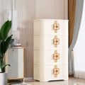 Storage Bins with Lids Stackable Folding Plastic Storage Containers for Home Closet Office Kids Room Clear Doors Magnetic Closure Collapsible Organizer