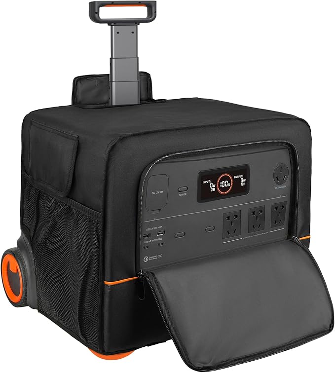 Upgraded Generator Dust Cover Compatible with Jackery Solar Generator 2000 Plus 400W/Jackery Explorer Kit 4000 Plus/3000 PRO 400W/ Water Resistant Protective Cover for Solar Generator Accessories