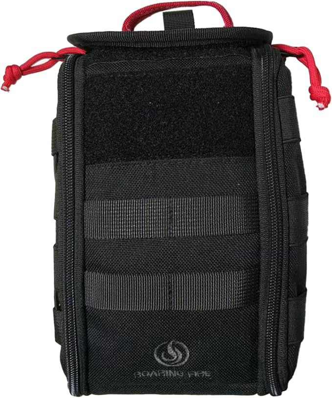 Roaring Fire Dispatch First Aid Kit Pouch Tactical Molle Utility Pouch for Outdoor Activities and Emergency Uses EDC Pouches Outdoor Survival Kit