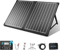 ACOPOWER 100Watt 12 Volt Portable Solar Panel with Waterproof 20A Charger Controller20ft Extension Cable SAE Adapter Anderson ConnectorFoldable Solar Panel Kit Monocrystalline for Camping RV