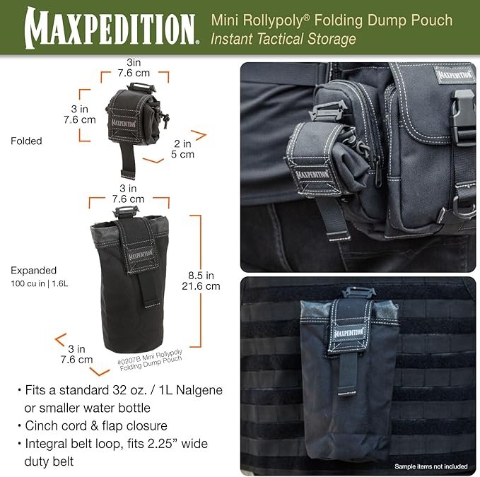 Maxpedition Mini Rollypoly Folding Dump Pouch