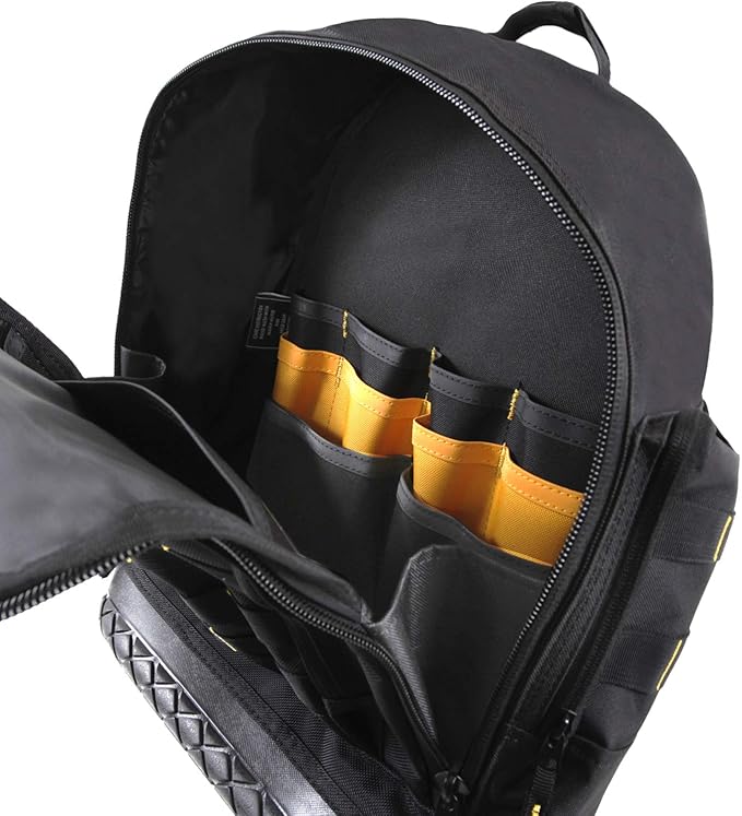 Highland Tactical Men's Task Tool Backpack with Molle Webbing Black One Size