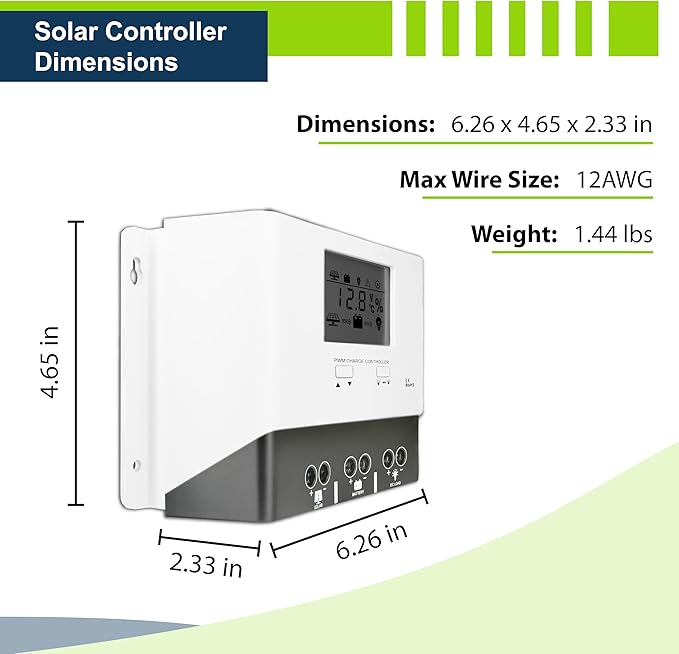 ExpertPower 200W 12V Solar Power Kit | 12V 20Ah LiFePO4 Lithium Battery | 200W Mono Rigid Solar Panels 30A PWM Solar Charge Controller | RV Trailer Camper Marine Off Grid Solar Projects
