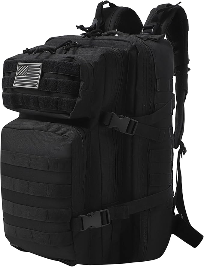 WESTEND 30L Tactical Backpack for Men – Military Assault Pack with MOLLE System Heavy Duty Bug Out Bag for Outdoor Activity