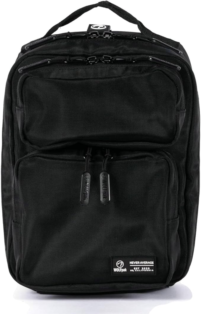 WOLFpak 9L Mini Tactical Backpack for Men &amp Women | Compact Small Everyday Carry Bag for Gym School Travel | Durable Water-Resistant Daypack with Molle System and Patch Panel (Mesh)