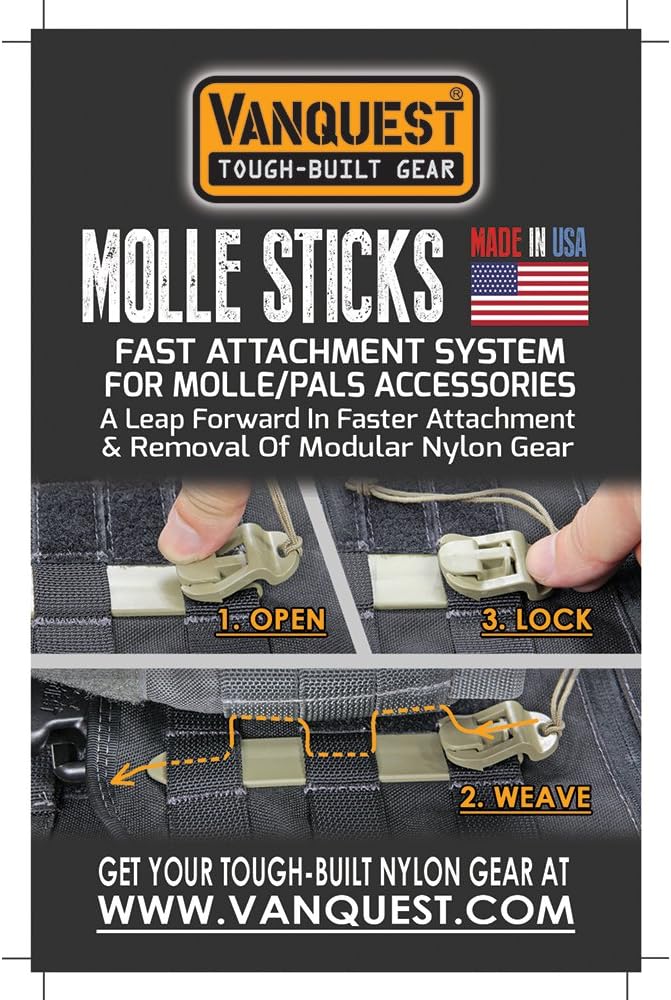VANQUEST 5 MOLLE Sticks (4 Pack)