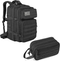 QT&ampQY 45L Tactical backpack &amp Tactical Toiletry Bag