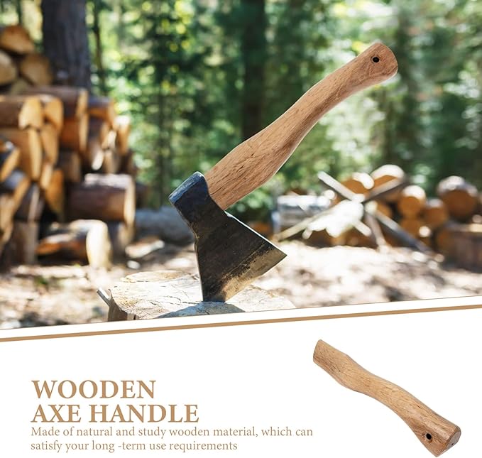 Wood Replacement Handle for Camp 14.6 Inch Hatchet Handle Replacement Hickory Hatchet Handle Replacement 27x4.5cm