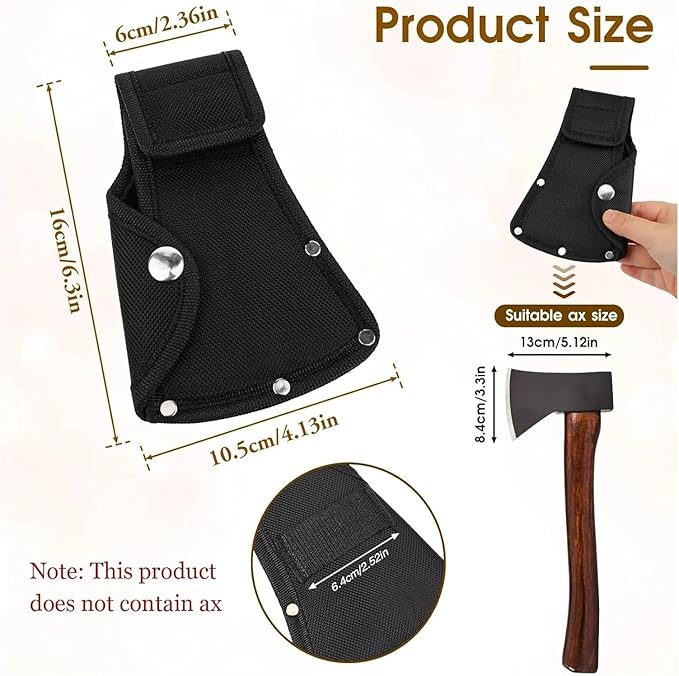 Hatchet Sheath Head Sheath Holster Hatchet Cover for 1-1/4lb Ax Blade Protector for Outdoor Work