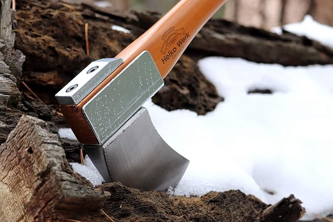 1844 Helko Werk Germany Vario Heavy Universal Axe - German Made Heavy Duty Large Felling and Cutting Axe - Head 5.5 lbs Handle 36 in. (Heavy Universal) #10055