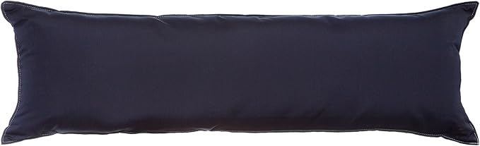 Hatteras Hammocks Navy Long Hammock Pillow Sunbrella Fabric Hook &amp Loop Fasteners Extra Wide Size Handcrafted in The USA