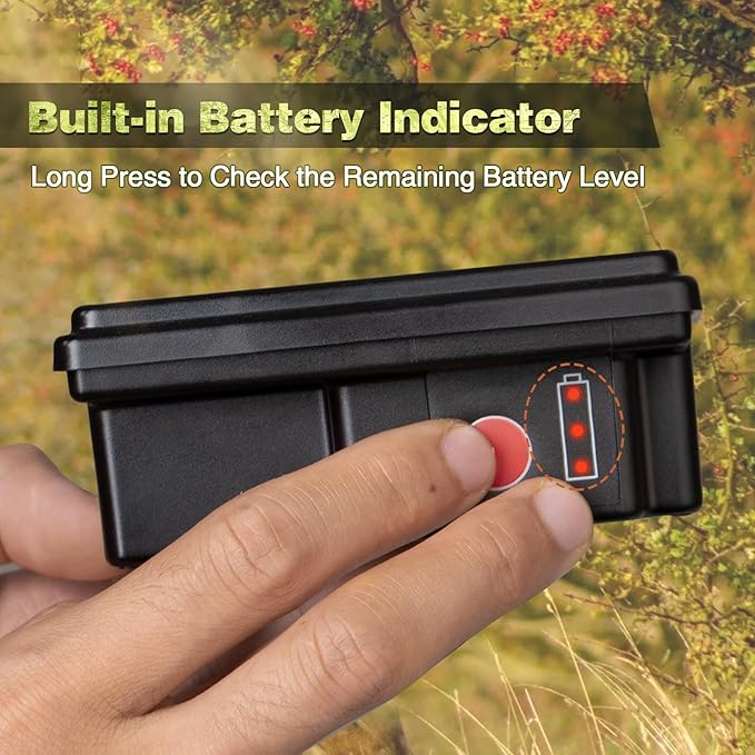 6V Deer Feeder Solar Panel Efficient Solar Panel Charger with 5FT Weatherproof Cable &amp Battery Indicator 6V Compatible with Deer Feeder Timer with Solar Quick Connect Easy to Mount