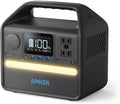 Anker 521 Portable Power Station Upgraded with LiFePO4 Battery 256Wh 6-Port PowerHouse 300W (Peak 600W) Solar Generator (Solar Panel Optional) 2 AC Outlets 60W USB-C PD Output Outdoor Generator