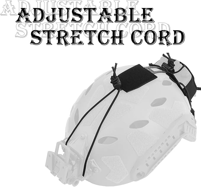 Tactical Helmet NVG Battery Pouch T-Shaped Battery Storage Holder Pack with Hook and Loop Counterweight Bag