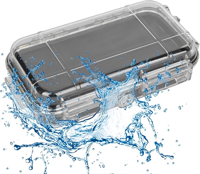 WaterproofStorage Case WaterproofBox Shockproof Drybox Outdoor Sports Survival Equipment Sealed Box for Boat Kayak and Camping Outdoor Gear Storage