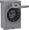 Reliance Controls PB50 50-Amp (CS6375) NEMA 3R Power Inlet BoxGray