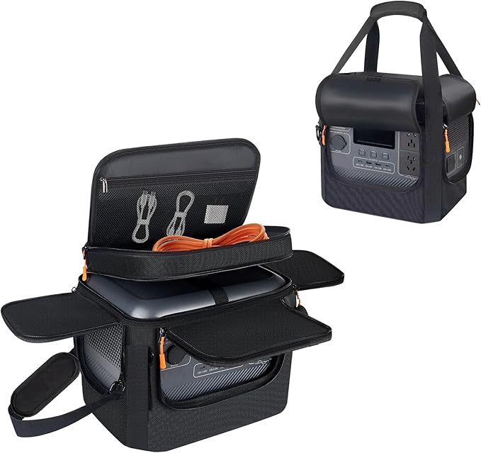 Portable Carrying Bag Compatible with BLUETTI Elite 100 V2/AC70/AC70P&amp Jackery Explorer 1000 V2Power Station Storage Case for Accessories &amp Solar GeneratorAdjustable Shoulder Strap（Only Bag）