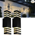 2Pack 15inch Outdoor LED Wall Lights4000K Day White Outdoor 18W Wall Light Aluminum Body Waterproof IP65 led Porch Light for House Patio Garage Garden.(No Sensor)