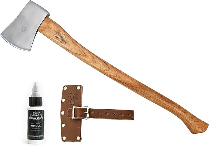 1844 Helko Werk Germany Classic Tasmania Competition Axe - Made in Germany Timber Sporting Wood Chopping Racing for Timber Sport - Head 4lbs Handle 31in (Tasmania) #10498