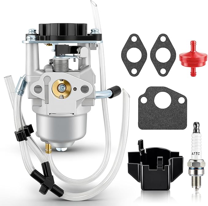 62523 Carburetor Compatible with Harbor Freight Predator 2000 Watts Inverter Generator Containing Fuel Filter Spark Plug Gasket and Cover Accessories