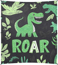Dinosaurs Leaves Beach Tent UPF50+ Waterproof Sun Shelter with Sandbags and Shovel for Camping Fishing Backyard Fun