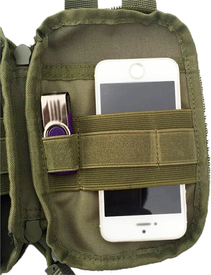 Tactical Molle Pouch Portable Small Waist Pack Outdoor Bag Phone Case Holder Camping Hunting Accessories